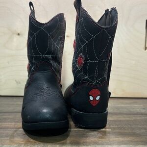 Marvel Black and Red Kids Boots